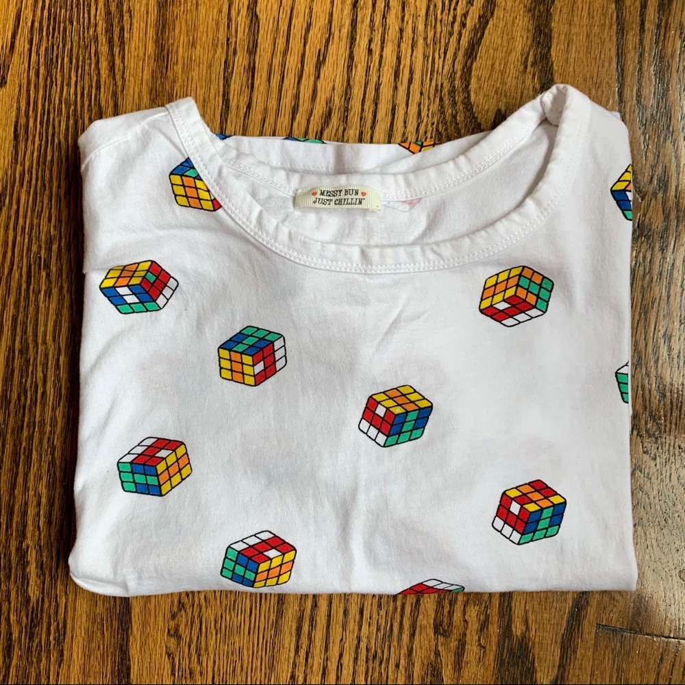 〰️Rubics Cube Crop Top〰️